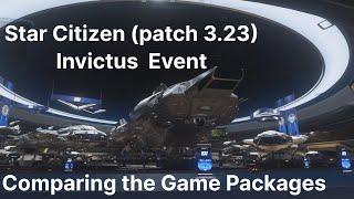 Comparing SC Starter ships Patch 3.23 Invictus Week Star Citizen