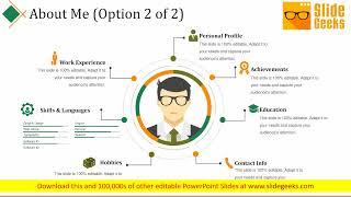 About Me Template 2 Ppt Powerpoint Presentation Gallery Information