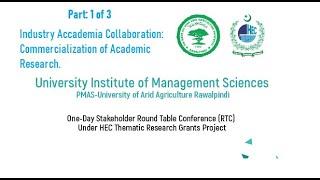 Industry Accademia Collaboration  Commercialization of Academic Research  Stakeholders RTC 13