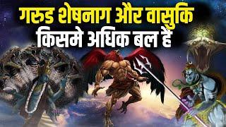 शेषनाग गरुड़ और वासुकि में कौन अधिक शक्तिशाली है  Who is Powerful Between Sheshnag Garud & Vasuki