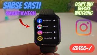 Trying ₹100 rupees ka Sasta Smartwatch from AmazonID116 Plus Smart Bracelet Unboxing & Review..