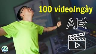 Cách tạo video bằng AI Làm 100 videongày quá dễ khi có công cụ AI này