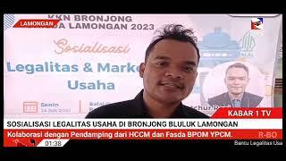 Sertifikasi HALAL di Desa Bronjong Kec.Bluluk Lamongan