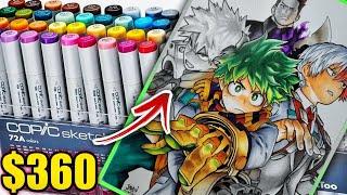 COPIC UNBOXING & REVIEW - Trying Professional Markers for the first time