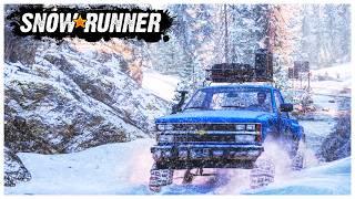 Finally Driving In Snowy Alaska  SnowRunner Ep. 24