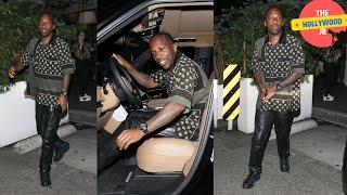 ADELES BOYFRIEND RICH PAUL WAS SEEN LEAVING AVRA RESTAURANT AFTER DINNER WITH FRIENDS