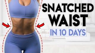 SNATCHED WAIST & ABS in 10 Days  5 minute Home Workout