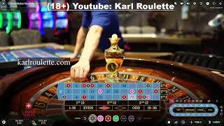 35€ to 1000€ at CASINO MALTA ROULETTE EVOLUTION GAMING