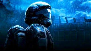  Thunder and Rain with Halo 3 ODST Piano 8 Hours  Sleep and Relaxation