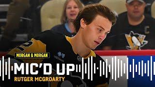 Rutger McGroarty Micd Up for the Rookie Lap  Pittsburgh Penguins