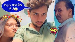 RIYA पापा ने देख लिया   The Harshit Vlogs