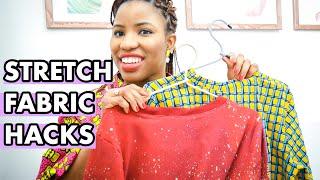 PRACTICAL TIPS FOR SEWING STRETCH FABRICS EASY JERSEY KNIT FABRIC HACKS