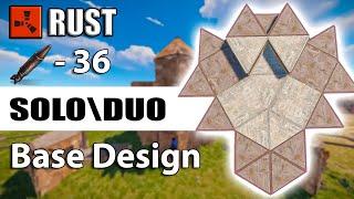 RUST - Solo Duo BUNKER Base Design - Compact Rust Base Design