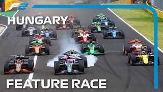 F2 Feature Race Highlights  2024 Hungarian Grand Prix