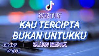 SANTUY DJ KAU TERCIPTA BUKAN UNTUKKU • SLOW REMIX