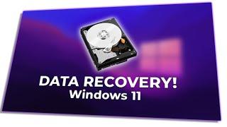 RECOVERY DATA Yang Terhapus di Windows 11 Bisa Pakai CMD AJA