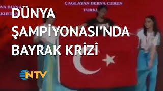 @NTV  Dünya Şampiyonu olan milli sporcu Kazaklara Türk bayrağıyla ders verdi