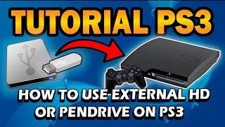 HOW TO USE PS3 EXTERNAL HARD DRIVE