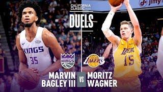 Marvin Bagley & Moritz Wagner Duel In 2018 NBA Summer League Debut