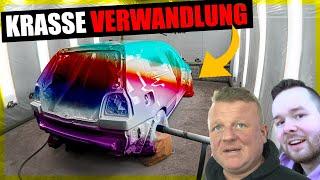 UNFALLGOLF wird TRAUMAUTO Epische Lack-Transformation am VR6 Turbo