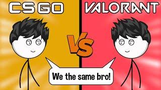 CSGO Gamers vs Valorant Gamers