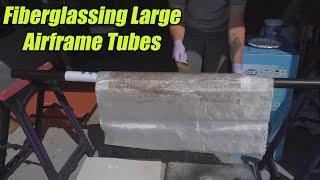 Fiberglassing Large Diameter Airframe Tubes  7.5 LOC Iris High Power Rocket Build