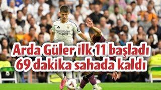  Arda Güler ilk 11 başladı Real Madrid  Valladolid maçı#realmadrid