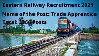 Eastern Railway Apprentice Recruitment 2021#shorts