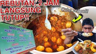 MAKANAN PEDAS INI CUMA JUAL 2 MENU TP NGANTRI 2 JAM LUDES