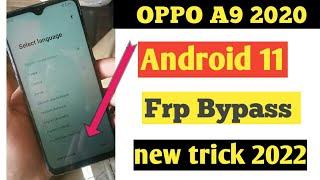 Oppo A9 2020 Frp bypass  Oppo A9 2020 frp bypass android 11 CPH 1937 Google Account bypass