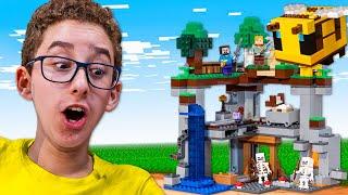 CONSTRUÍ  o LEGO MINECRAFT A Primeira Aventura e Chalé das Abelhas