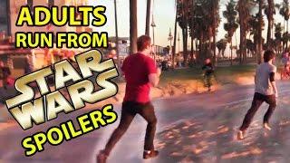 Star Wars Fans Run from Fake Spoilers PRANK