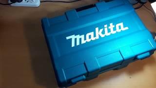 Аккумуляторная УШМ болгарка Makita DGA504RF 18 В 125 мм распаковка первое включение обзор.