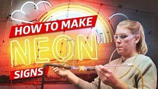 How Neon Signs Are Made for Restaurants — How to Make It