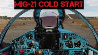 DCS  mig-21 startup tutorial