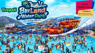 Bluland Water Park Tirupati  Water Park Near Tirupati  Full Tour  THRILL & FUN Slides Tirupati