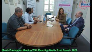 Merck Foundation CEO Meeting With Mauritius Media Trust Board 2022 - Overview