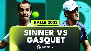 Jannik Sinner vs Richard Gasquet Highlights  Halle 2023