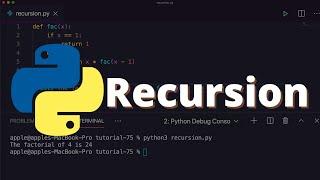 22 Recursion in Python  Python for Beginners