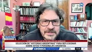 Pigna y Saborido se presentan en Córdoba con Historias Argentinas