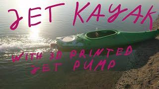 Electric Jet Kayak Project - with 3d printed jet pump