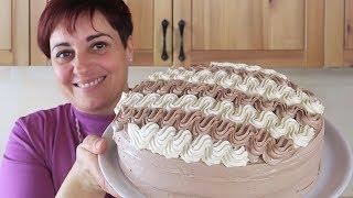 TORTA CHANTILLY BICOLORE DI BENEDETTA Ricetta Facile - Chantilly Cream Cake Easy Recipe