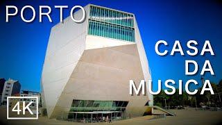 Casa da Música Oporto Portugal - Virtual Tour 2021 4K 60fps ASMR