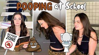 When You Have to POOP at School  Full Episode  @mikaelahappas  FUNNY POV TIKTOK STORYTIME 