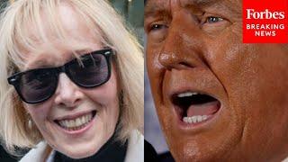 JUST IN Trump Sounds Off On E. Jean Carroll Verdict And Says She Didnt Know Anything About Me