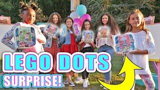 Surprising Fans with LEGO DOTS Haschak Sisters