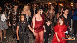 The Kardashians in Portofino for Kourtney & Travis Barkers Wedding