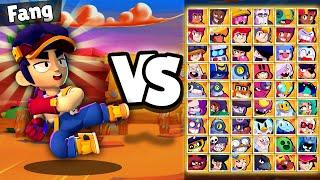 Fang VS Every Brawler  Fang 1v1 Brawl Stars