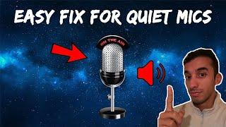 How to Fix Low Microphone Volume - Make Your Mic Louder In Windows 10 2021