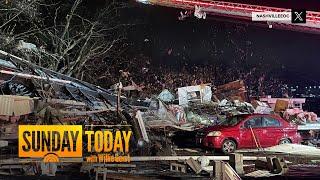 Tornadoes rip through Nashville leaving at least 6 dead